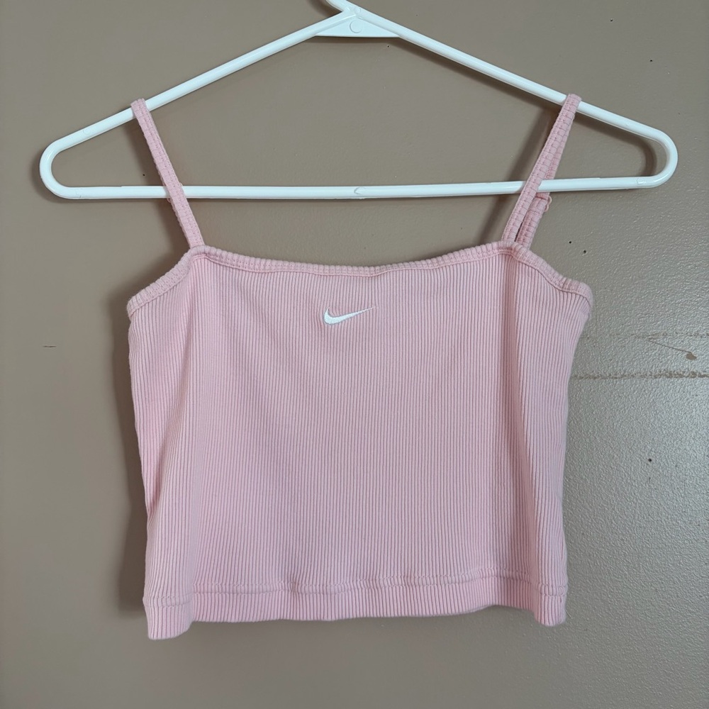 Nike Light Pink Ribbed Camisole